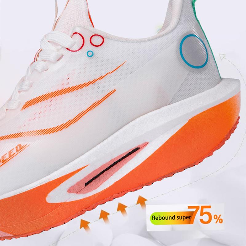 Scarpe da Corsa da Uomo Piastra in Carbonio Scarpe da Corsa Professionali Traspiranti Antiscivolo Ammortizzate Scarpe Sportive da Corsa Casual da Donna