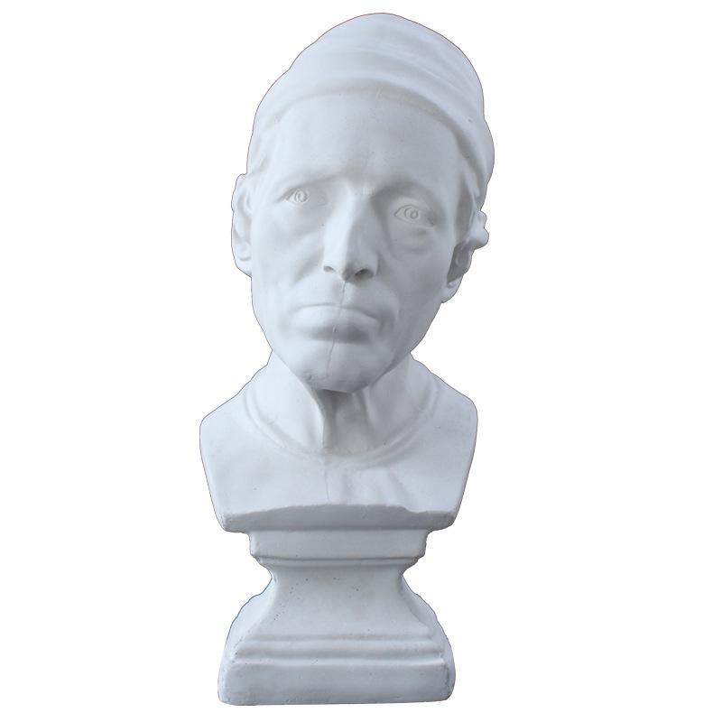 Plaster Cast Geometric Sculpture Set for Art and Photography