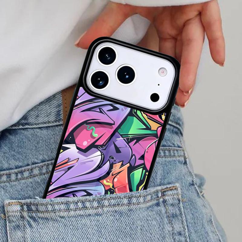 Colorful lines Abstract Graffiti art Phone Case for iPhone 16e 15 14 13 12 17 Pro Max Plus Air 17pro Cover Coque