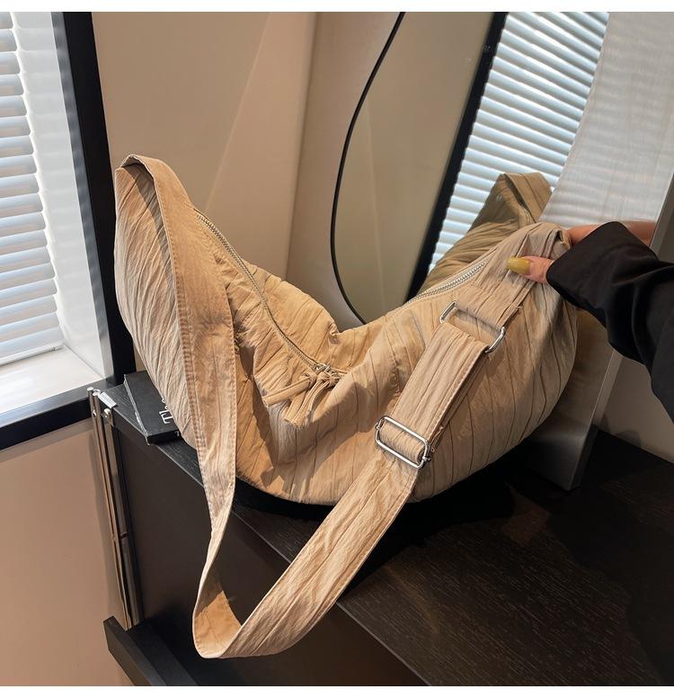 

Універсальна сумка осінь, нова сумка для пельменів на одне плече, складна конструкція, нейлонова сумка для пельменів великої місткості хакі