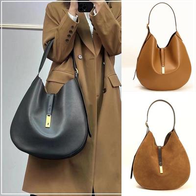 Polo Cowhide Tote & Crossbody Croissant Bag - As Seen With Song Yanfei & Zheng Xiujing