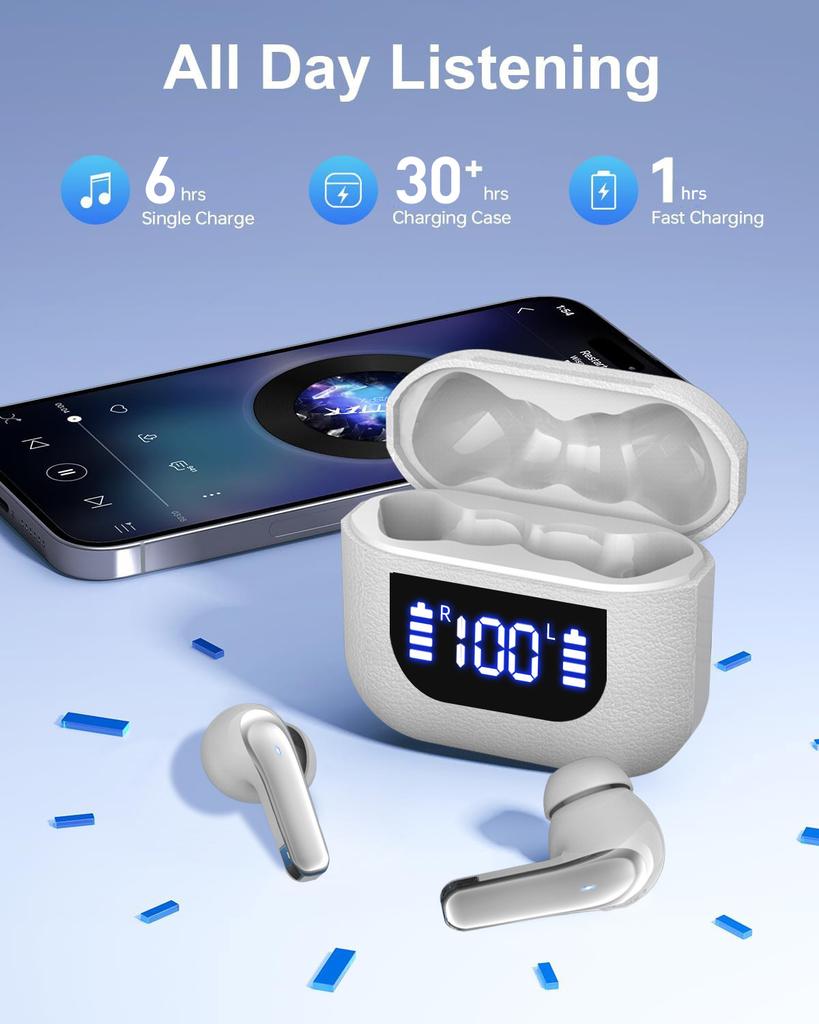 Xiaomi TWS K07 Wireless Earphones, Heavy Bass Stereo Noise Reduction for Calls, Ultra-Long Battery Life, Low-Latency Game Mode