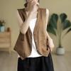 Stylish Summer Casual Sleeveless Loose Tank Cardigan Vest