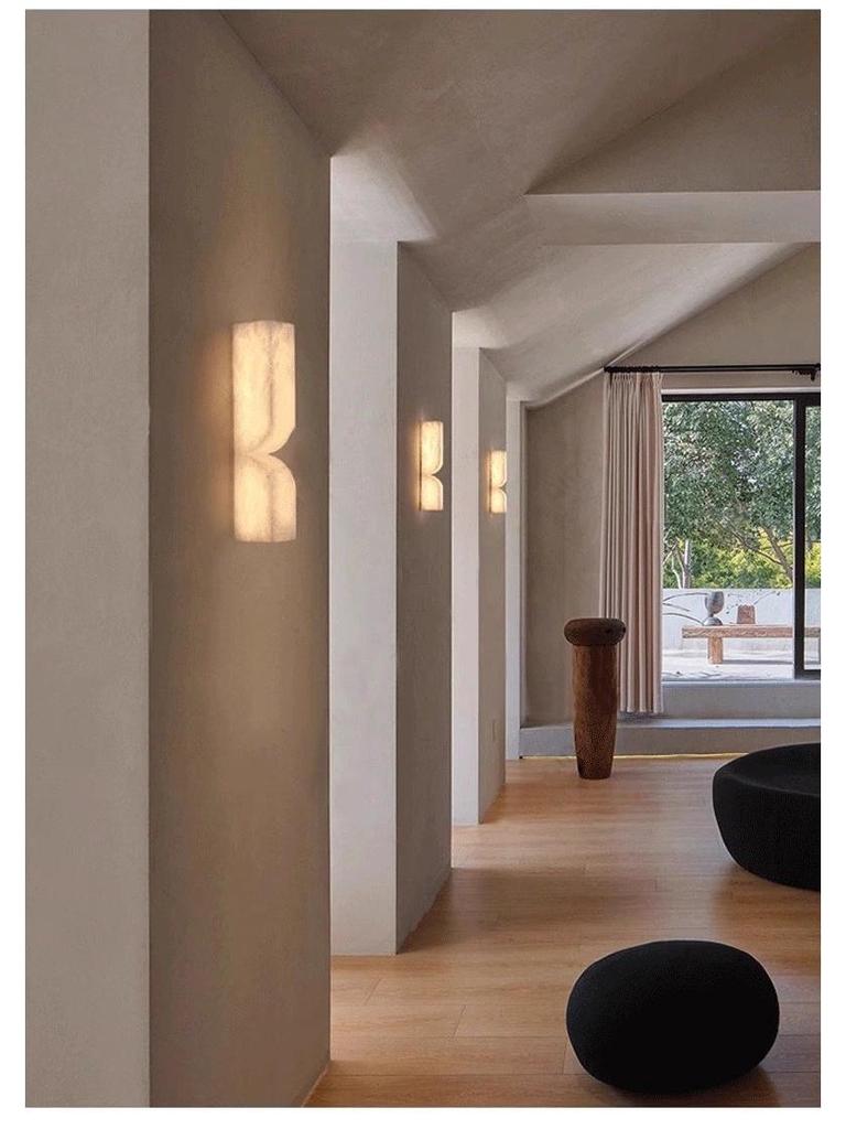 Nordic Modern Luxury Copper Wall Lamp for Bedroom or Living Room