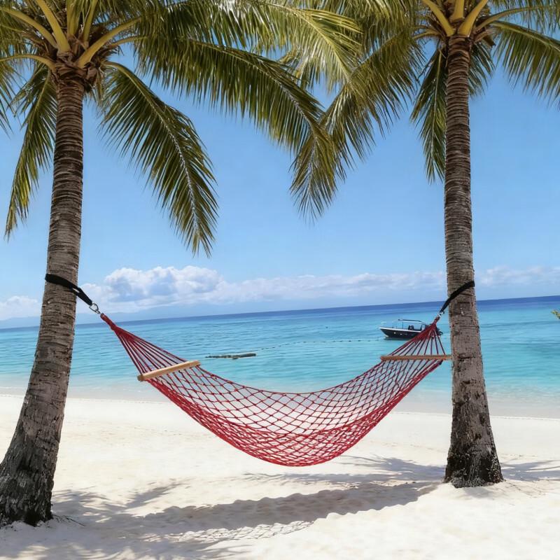 OLOEY Anti-Rollover Cotton Net Hammock