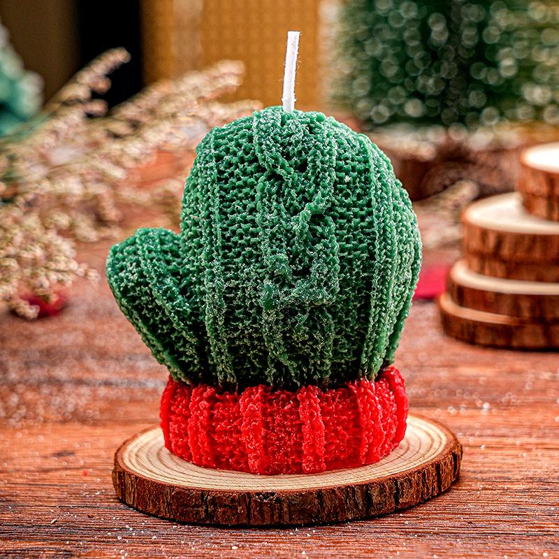 Christmas Tree-Shaped Scented Candle Ornament for Festive Decor