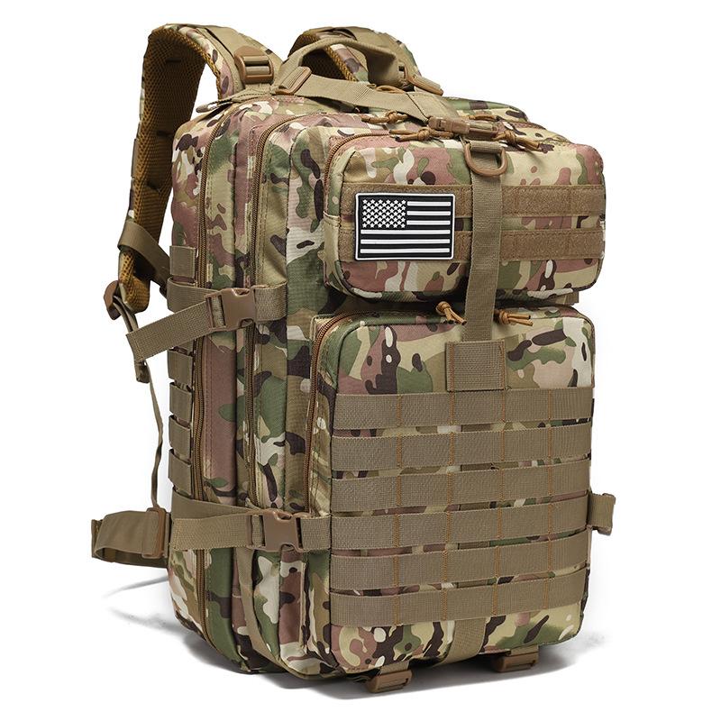 Outdoor Tactical Backpack Hiking Mountaineering Camping Large Capacity MOLLE Expands New P Backpack