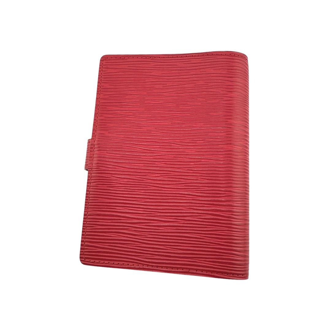 Louis Vuitton Epi Agenda PM Notebook Cover Epi Leather Red Unisex R2005E Used