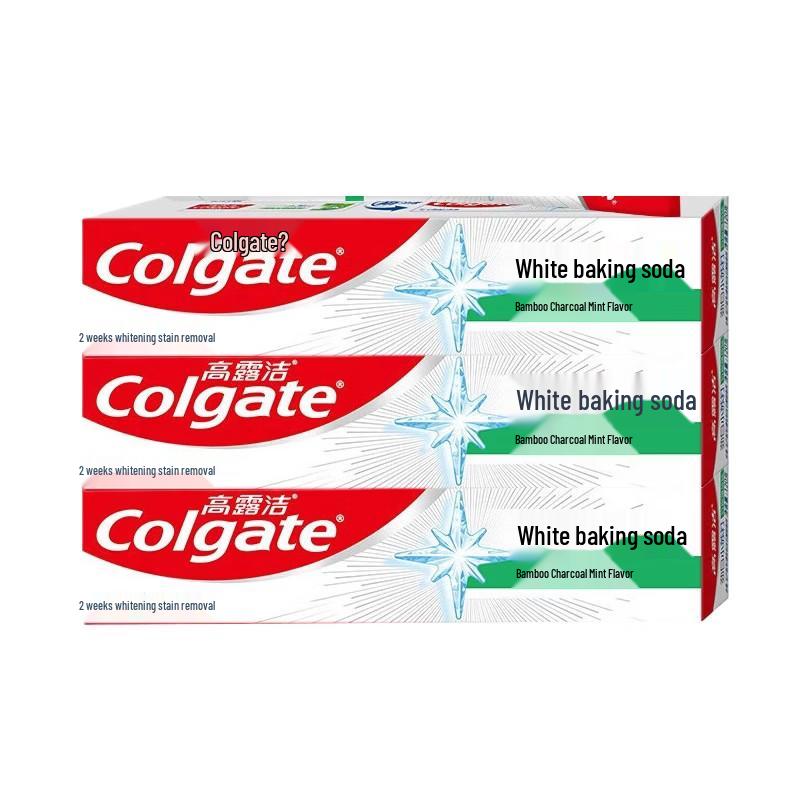 Colgate Powerful Whitening Bamboo Charcoal Mint Toothpaste Triple Pack