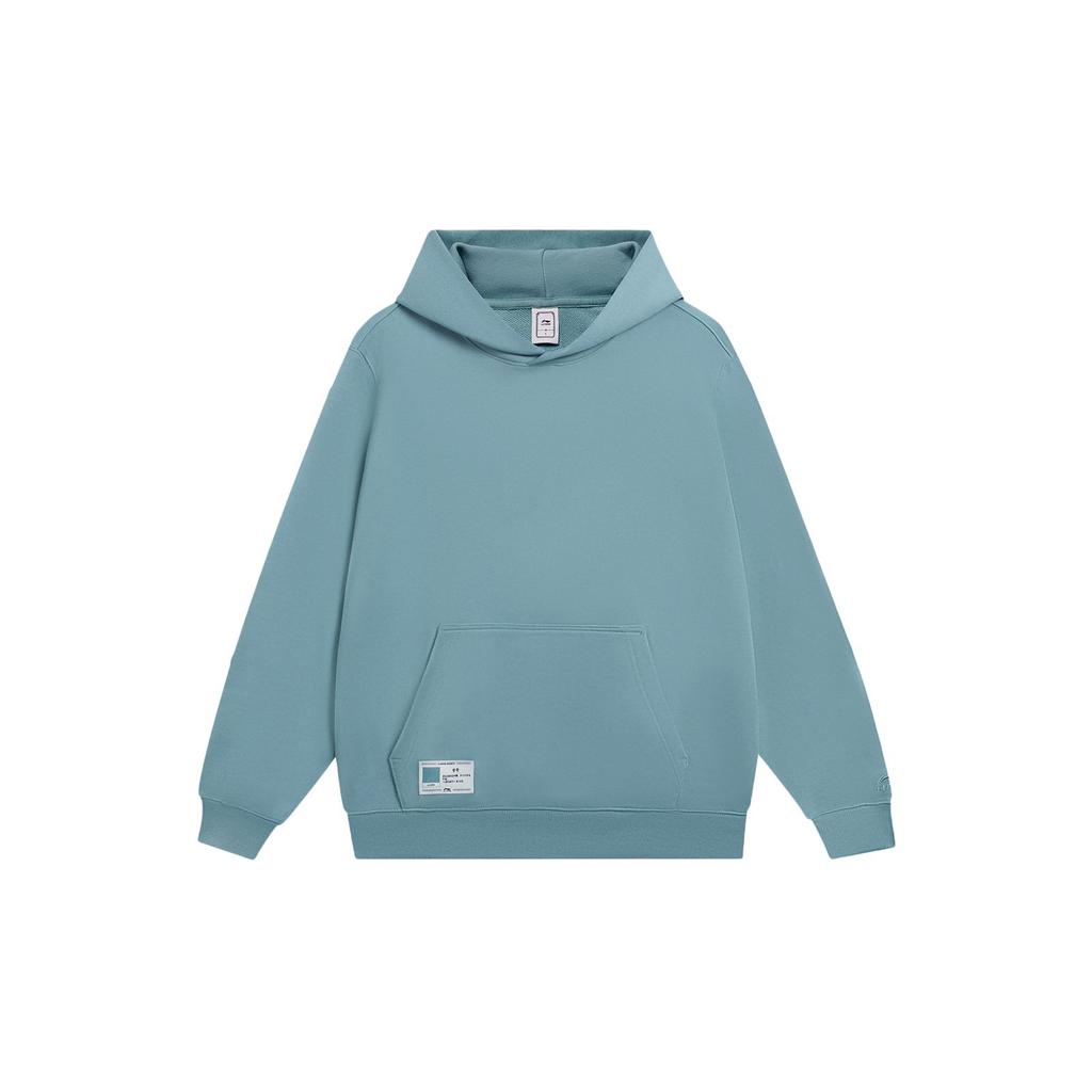 Li Ning Sports Trend Serie Einfarbiges Logo Sweatshirt Herren Sweatshirt Limettengrün AWDT069-1