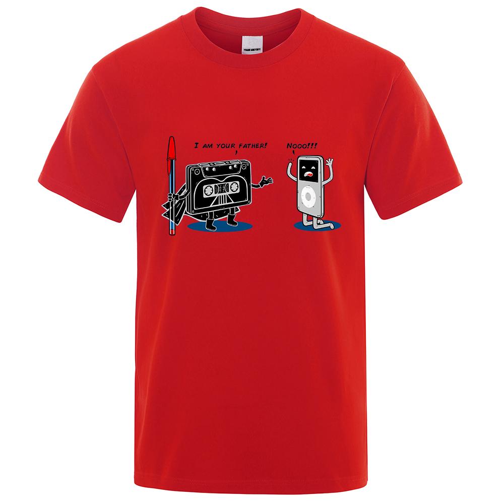 Funny Music Player Male Tops Summer Loose T-Shirt Cotton Crewneck T-Shirt Hip Hop Tee Clothes High Quality T-Shirts Man New