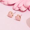 Noonoo Fingers [925 Sterling Silver Post] Forever Love Earrings (6 Colors)