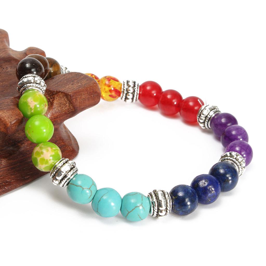 8 mm Rudraksha Bracelet prier poignet chakas Yoga Extensible Poignet Extensible Sutra Bead