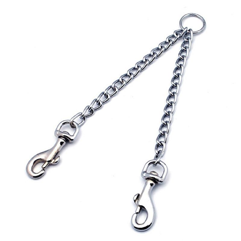 Buy Metal Double Dog Leash Coupler Chew Proof Tangle Free Dual Pet Dog