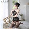 European and American new sex underwear leopard print sexy hip skirt temptation onesie suit