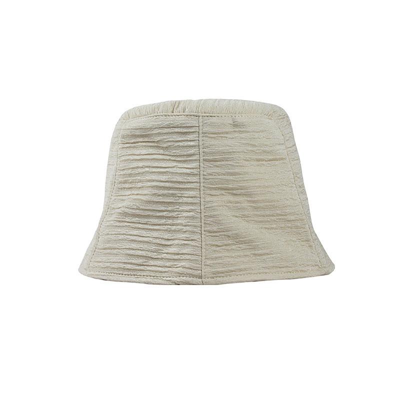 Stylish Designer Chiffon Bucket Hat For Women Breathable Sun Protection Summer Hat