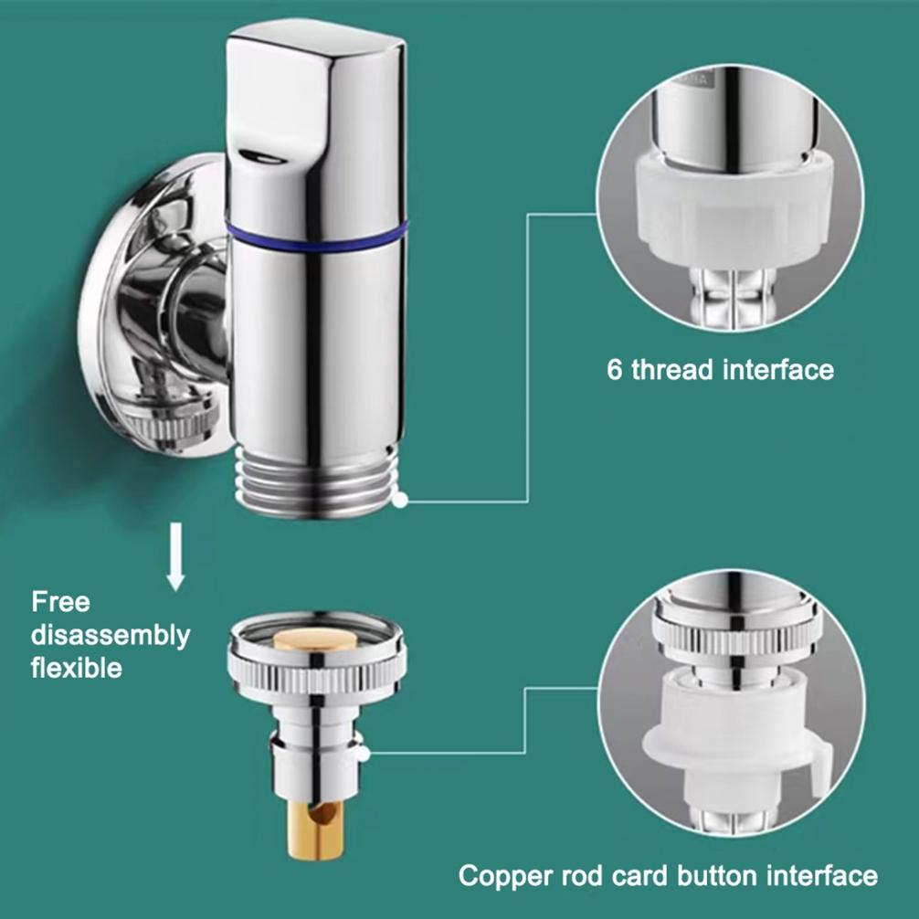 Washing Machine Faucet Brass Water Stop Quick Opening Angle Valve