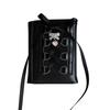 Silk Ribbon Balletcore Three Fold Wallet Korean Style Crossover Strappy Card Bag  Girls