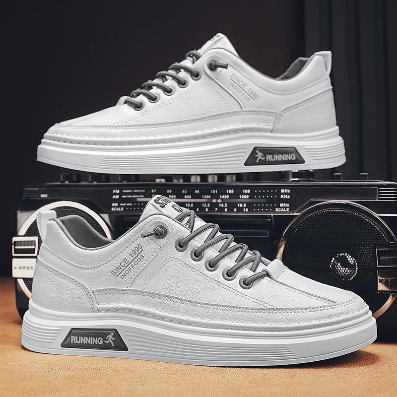 

YRZL Мужская повседневная обувь Модная ПУ Повседневная обувь Удобные балетки Платформа Легкие кроссовки Досуг Уличная обувь для ходьбы 43 разноцветный