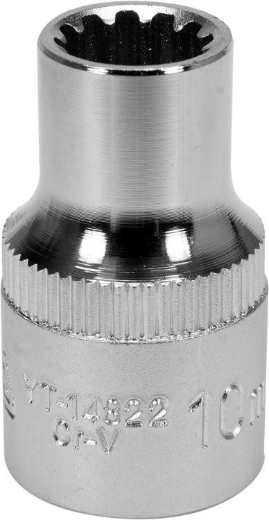 SPLINE SOCKET 1/2"" *10MM*38MM YT-14822 YATO