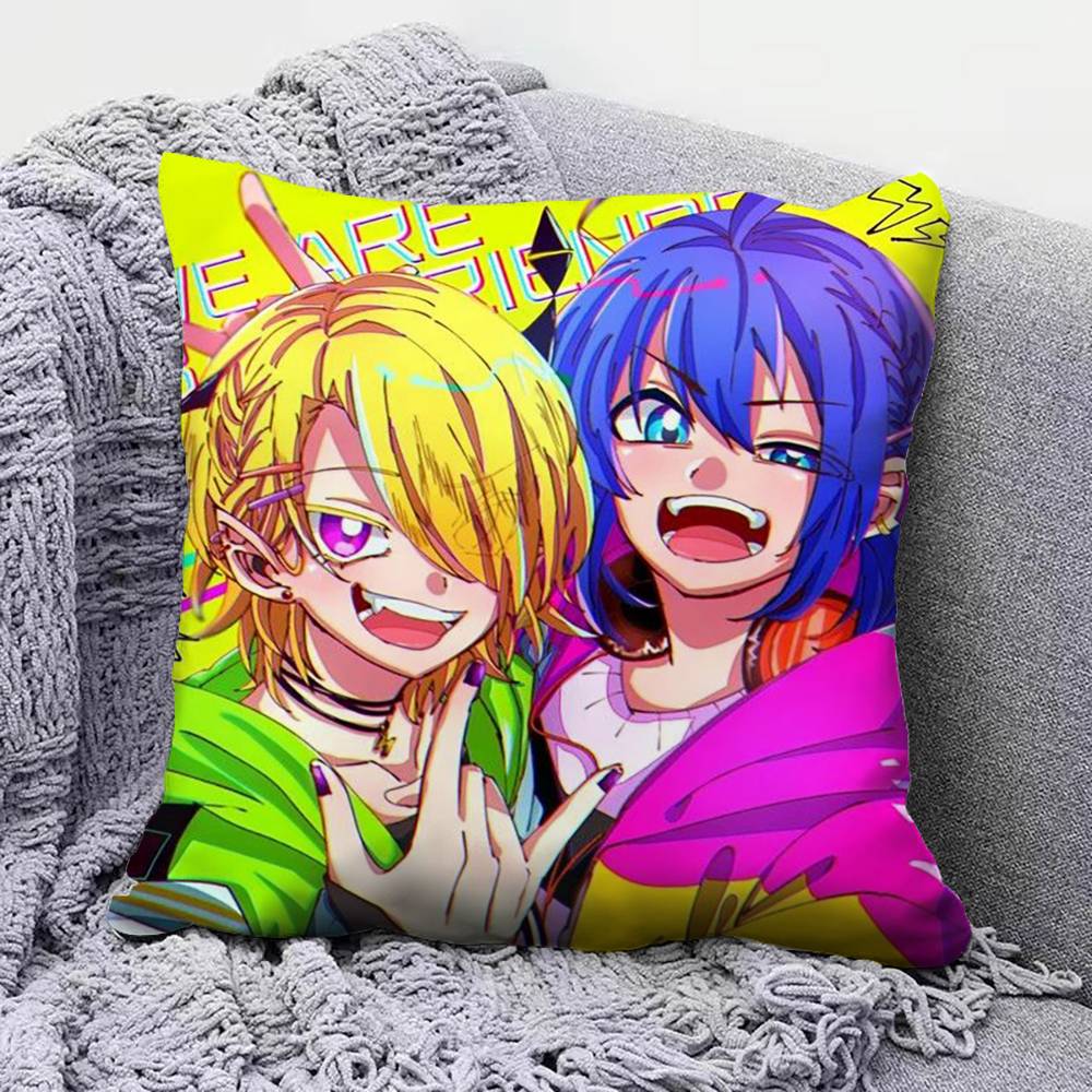 Welcome to Demon School Irumakun Anime Home Sofa Cushion Covers and Aecorative Custom Pillow Covers