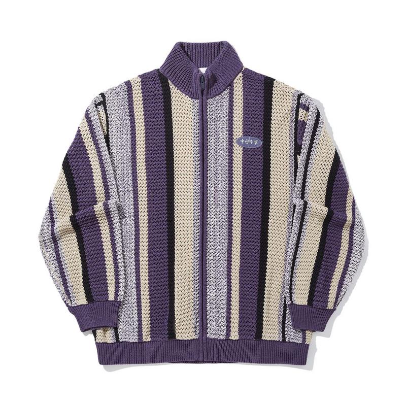 

Мужской вязаный свитер Li Ning Retro Sports Series, свитер, туманно-синий-фиолетовый, кашемирово-серый, AMBV491-2 XL