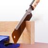 Qi Hong Bamboo Handle Precision Woodworking Saw - Double-sided Japanese Fine Teeth Mortise & Tenon Saw with Back Clamp