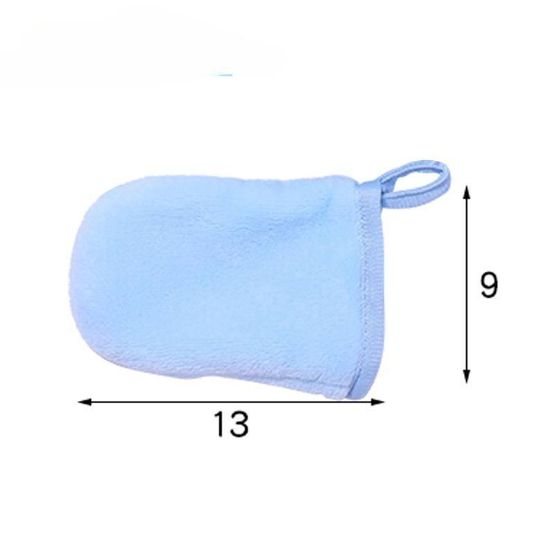 Facial Deep Cleansing Reusable Makeup Remover Gloves Soft Microfiber Cleansing Makeup Remover Gloves Cleansing Towel for Face