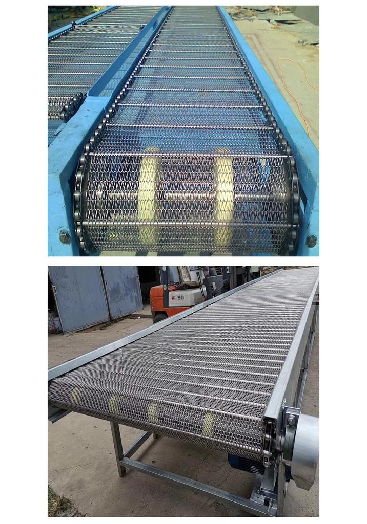High-Temperature Resistant 304 Stainless Steel Mesh Conveyor Belt B-Type
