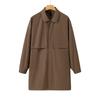 Trench Coat Men's Medium and Long Spring and Autumn Coat Trendy Korean Version Loose Casual High-end Coat