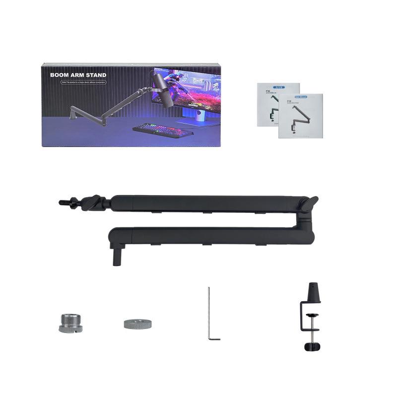 

Recordio High-End Microphone Stand for Phones & Tablets - Cable Concealed, Ideal for Live Streaming & Recording