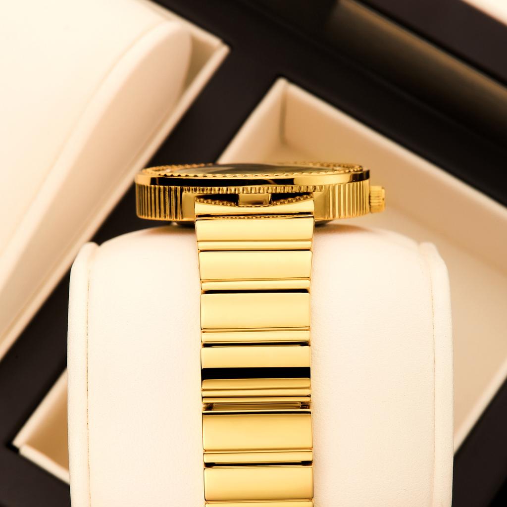 Yalalusi Gold Diamond Dial Women'S Watch Light Luxury Women'S Watch Premium Quartz Fashion Watch