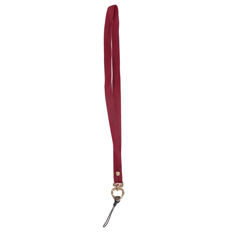 Webbing Diy Lanyard Love Mobile Phone With Keychain Lanyard Hanging Neck Color Webbing Key Rope Webbing