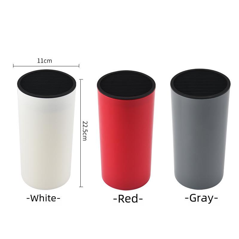 Nordic Style Multifunctional Kitchen Knife Holder - Simple Plastic Storage Block