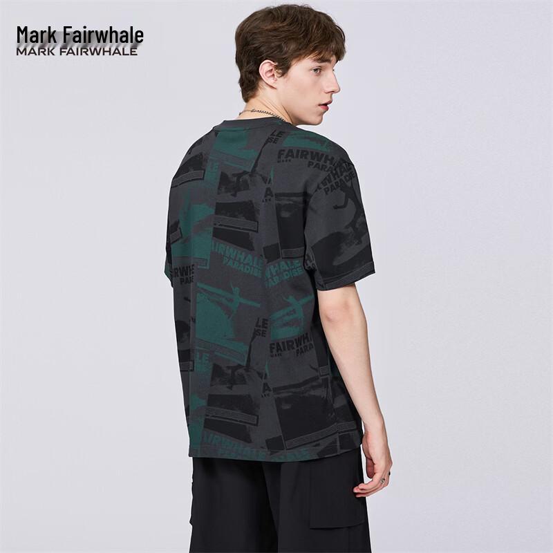 Mark Fairwhale Men's High Street Full Print Cotton Short Sleeve T-Shirt