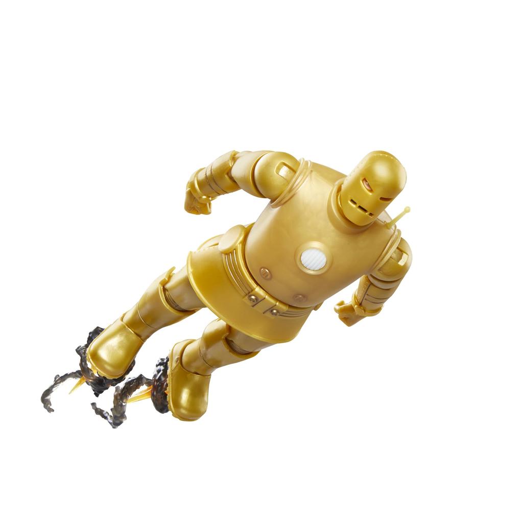 Hasbro Marvel Comics Iron Man Iron Man Comics Collectible Action Retro Design Blister Authentic (Model 01-Gold), 6-inch (15cm) Figure, Packaging,