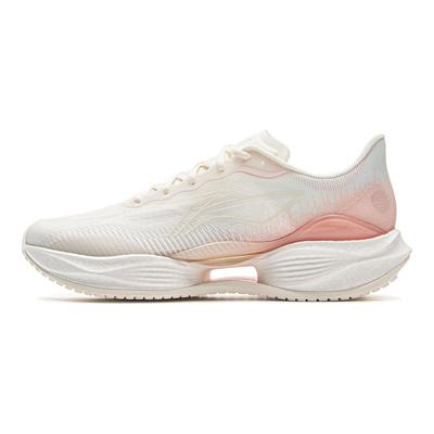 Li Ning Ultra Light 22 Racing Zapatillas de Running Ligeras con Amortiguación para Mujer Zapatillas Deportivas Blanco Roto ARBV002-28
