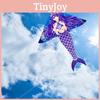 High-quality Weifang Hongyun Mermaid Kite With Glass Fiber Rods Modern Minimalist Style 1.6m Mermaid [purple]