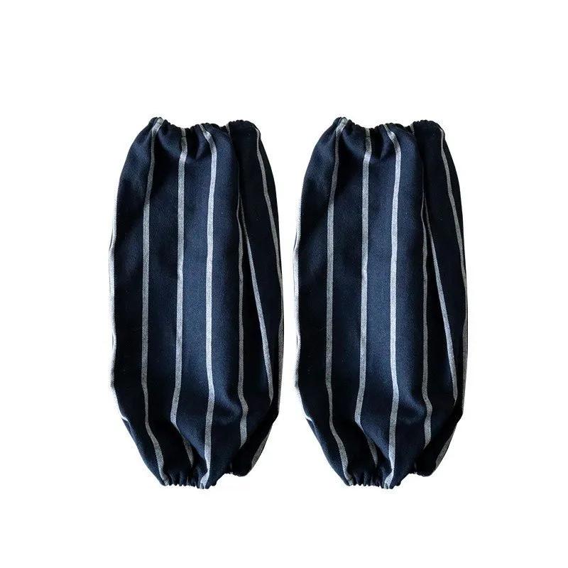 1Pc Striped Cotton Microwave Oven Gloves Insulation Pad Table Mat Sleeve Set Heat Resistant Mitts Baking Cooking Tool