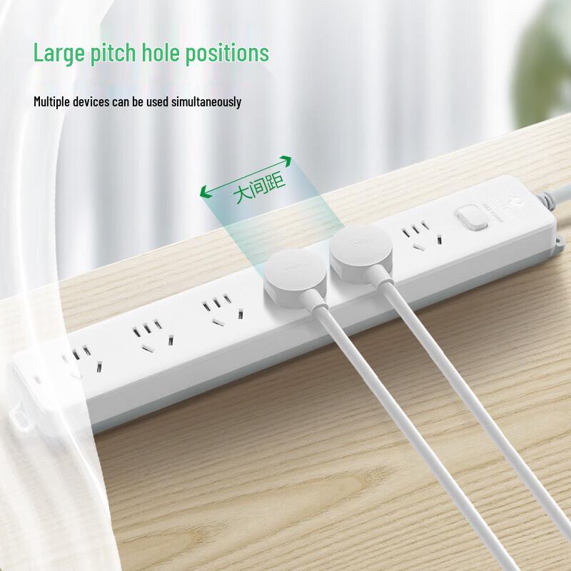 Bull GN-107 6-Outlet Power Strip with Overload Protection CN plug (adapter included)