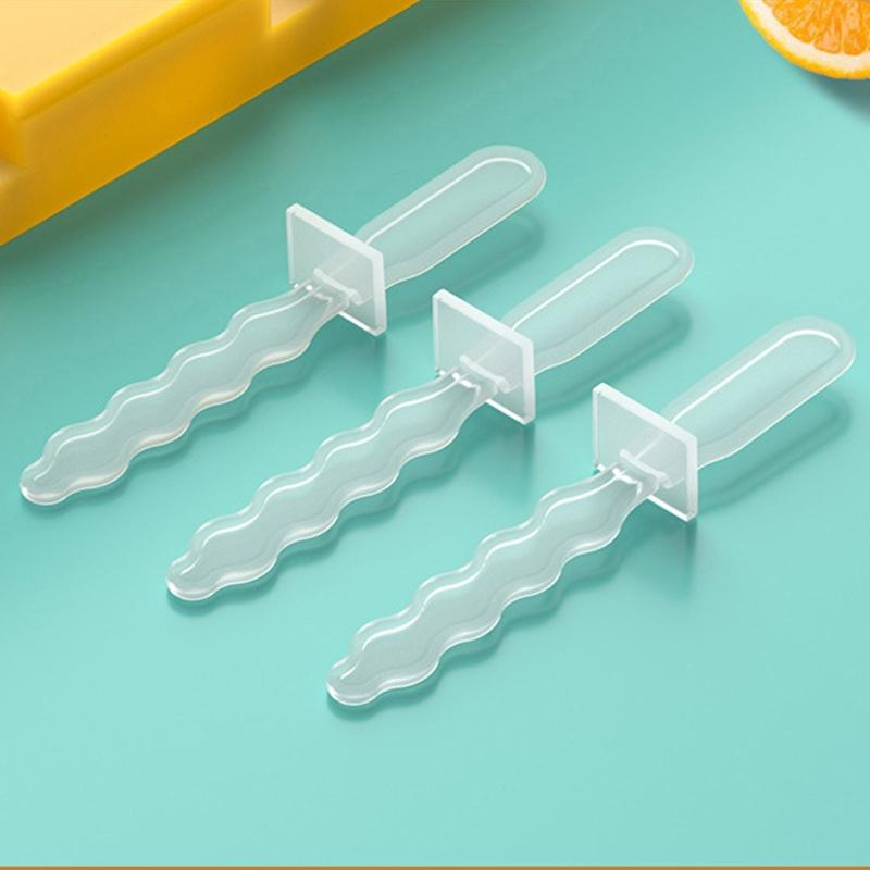 2 Cavities/3 Cavities Ice Cream Molds Silicone Ice for Pop Mold Ice Cream Maker Ice Cream Tray for Kitchen Party Hand Ma