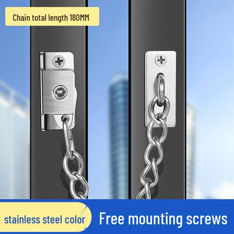 

Casement Window Lock: No-Drill Child Safety Limiter with Password Protection