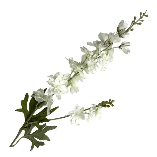Simulated Hyacinth Silk Delphinium Flowers Realistic Texture Iron Wire Stems Fake Flower