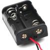 23A 24V/2x12V Battery Holder Plastic Box with On/Off Switch, Wire Leads (12 Inch), 5pcs for Remote Control, Car, Electronics, 24V Power Storage Case
