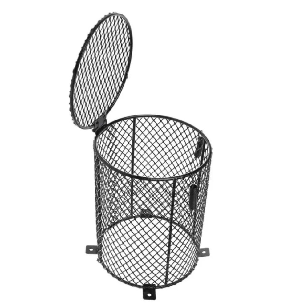 Metal Mesh Heater Guard Iron Mesh Cover Round and Square Shape Lamp Cover Cylinder and Square 4 Screws Anti-Scald Lamp Cover