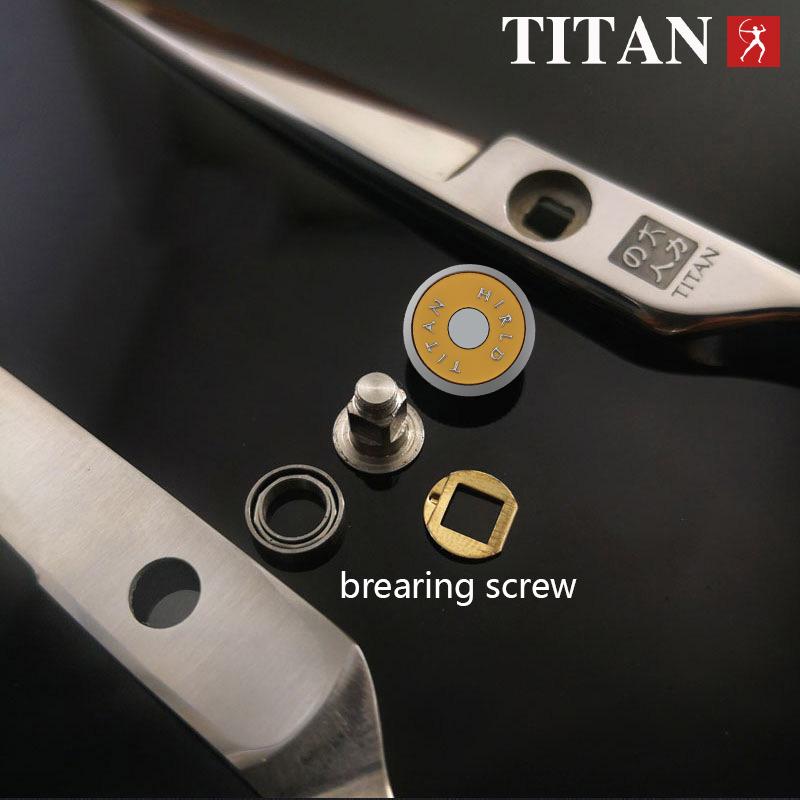 TITAN Professional Hair Scissors Barber Scissors Cutting Thiinning 6inch 440c Steel