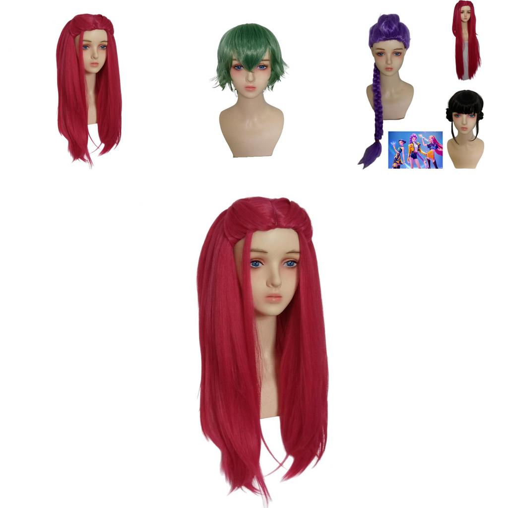 Skpop Hunter Girl Cosplay Wig With Hightemperature Silk For Anime Costumes And Parties