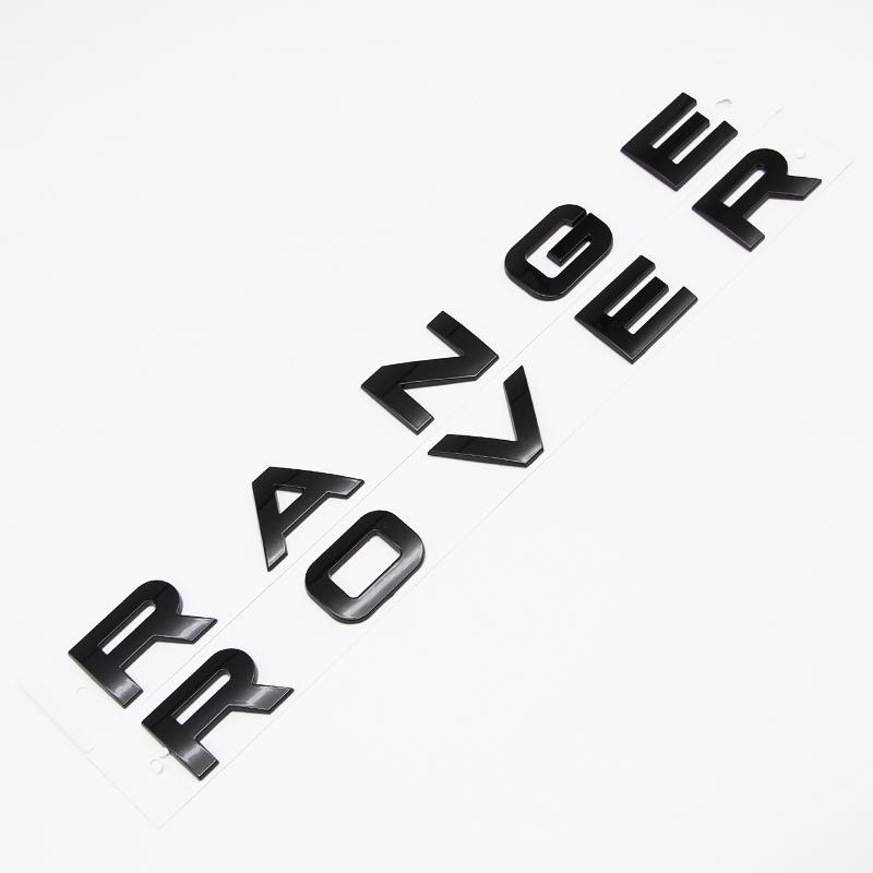 Premium 3D ABS Range Rover Letters Car Front Hood Bonnet Emblem Badge For Land Rover Discovery Sport Evoque Defender Accessories NG8