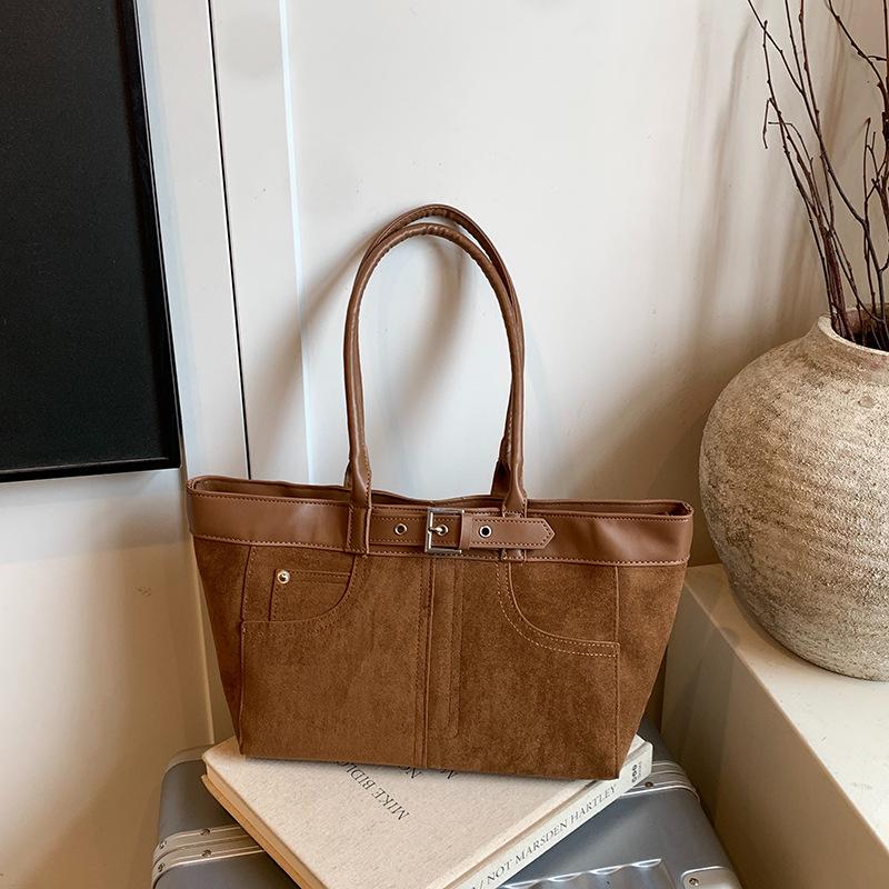 Bags Women's 2025 New Trendy Fashion Versatile Large Capacity Premium Handbag Retro Tote Bag Shoulder Bag