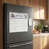 Tear Off Pages 2027 Magnetic Fridge Calendar 18 Monthly Magnetic Notepad Calendar  School